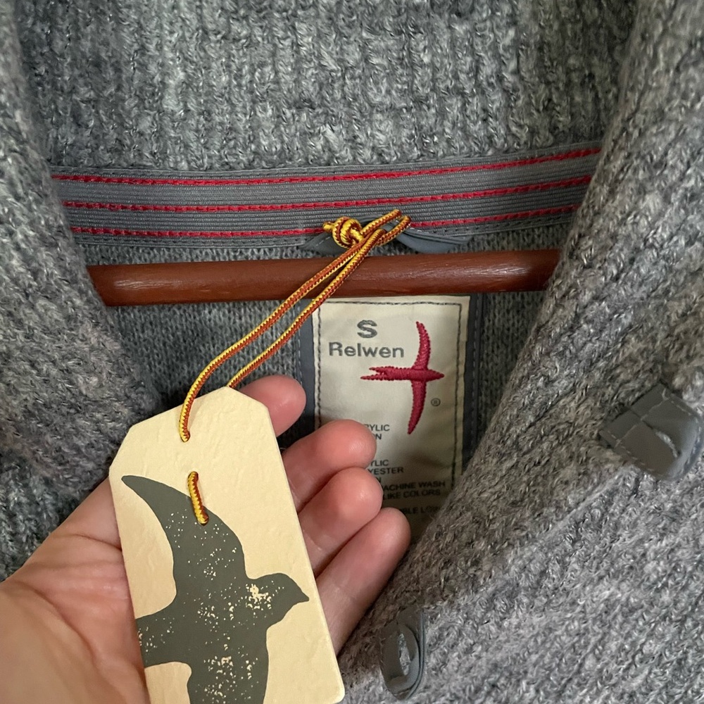Relwen Old Salt Shawl Knit Sweater